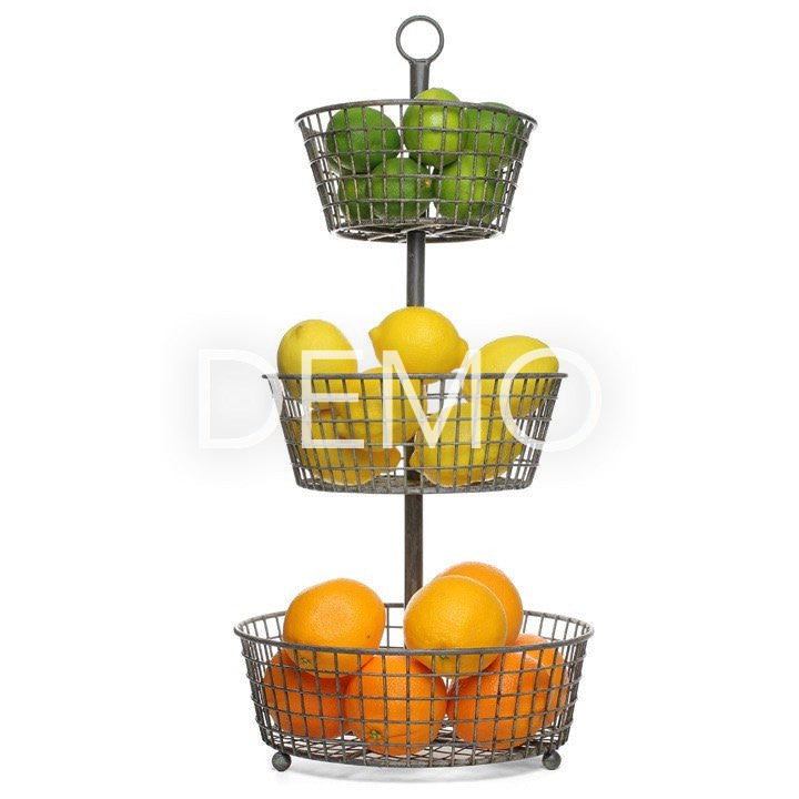 3-Tier Wire Basket